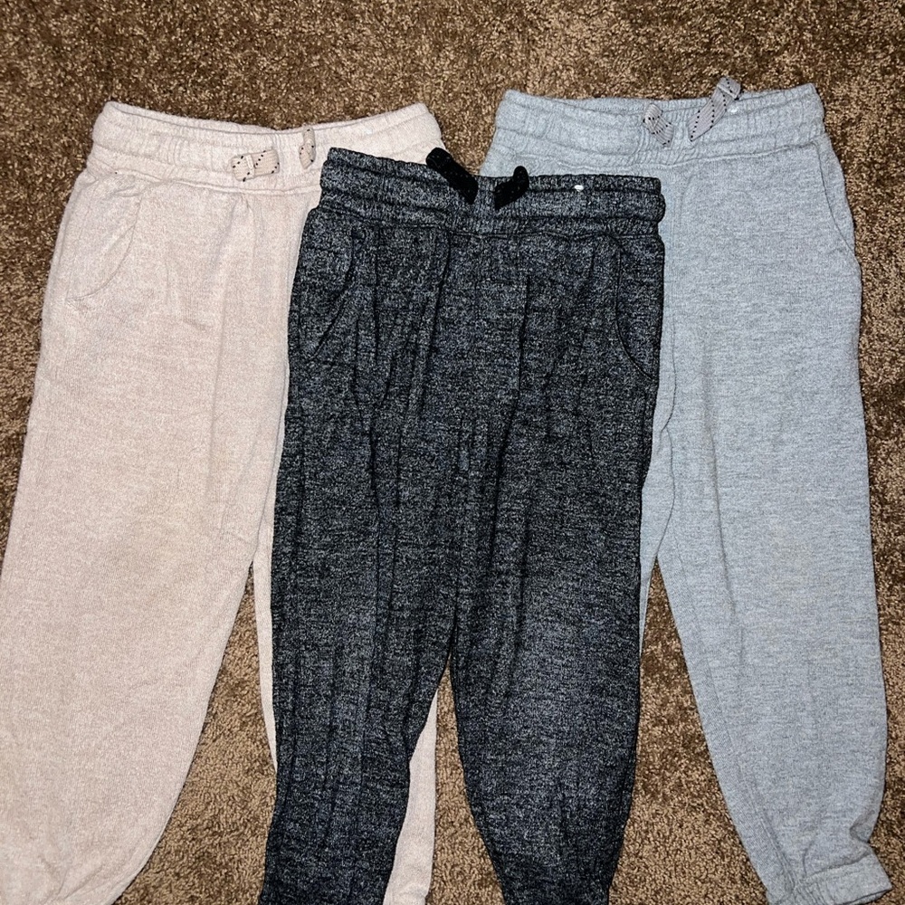 Garanimals Black and Gray Sweatpants Comfortable Knit Joggers